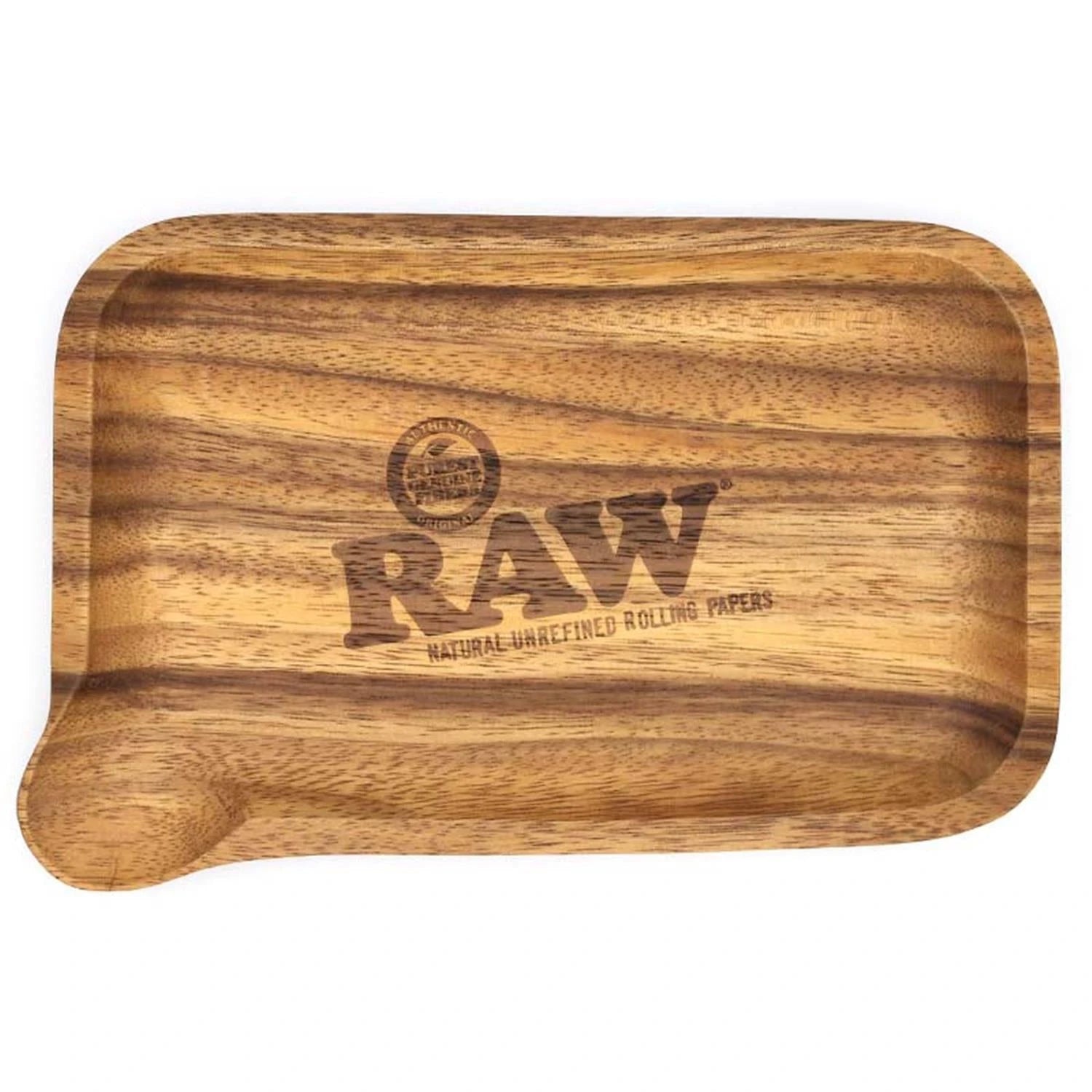 RAW Wooden Rolling Tray Spout 28,5 × 18,5 × 2 cm RAW
